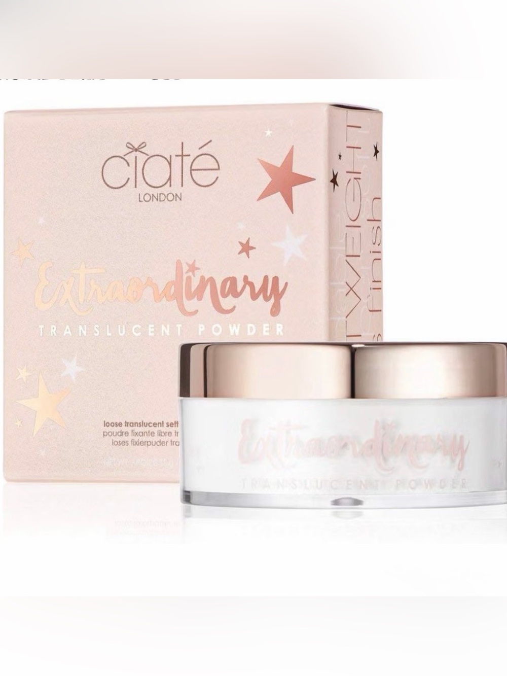 Ciate London Extraordinary Loose Translucent Setting Powder - New in Box
